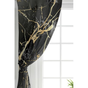 Závesy v čierno-zlatej farbe v súprave 2 ks 140x260 cm – Mila Home - Image 3