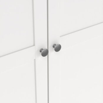 Biela šatníková skriňa 147x200 cm Billund – Tvilum – Obrázok 8