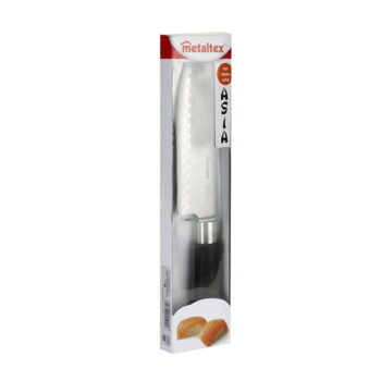 Kuchynský nôž japonského typu Metaltex Santoku, dĺžka 30 cm - Image 2