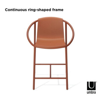 Plastová barová stolička v tehlovej farbe 90 cm Ringo – Umbra – Obrázok 2