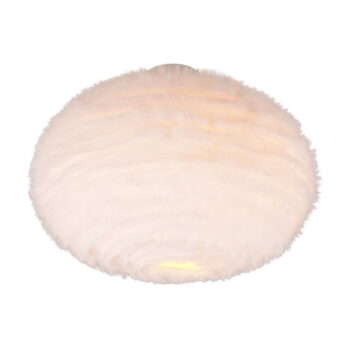 Krémové stropné svietidlo ø 50 cm Furry – Trio – Obrázok 2