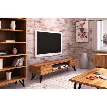 TV stolík z bukového dreva 182x42 cm Golo - The Beds – Obrázok 5