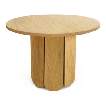 Jedálenský stôl v dubovom dekore Woodman Soft, ø 98 cm – Obrázok 2