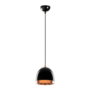 Závesné svietidlo v čiernej a zlatej farbe s kovovým tienidlom ø 17 cm Mugo – Opviq lights - Image 6