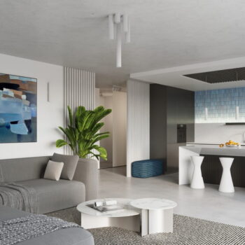 Biele závesné svietidlo Gleam – Nice Lamps – Obrázok 11