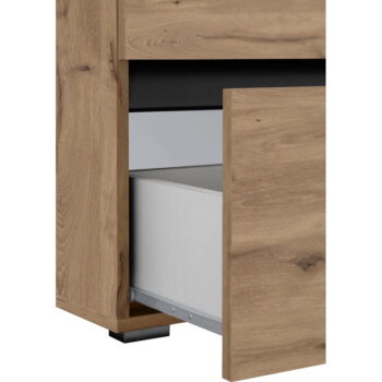 Skrinka pod umývadlo v dekore duba v prírodnej farbe 80x55 cm Wisla – Støraa - Image 7