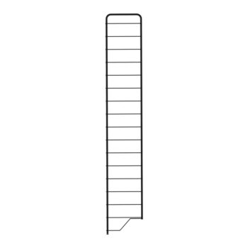 Čierne kovové konzoly 2 ks 34x204 cm Dakota - Tenzo - Image 2