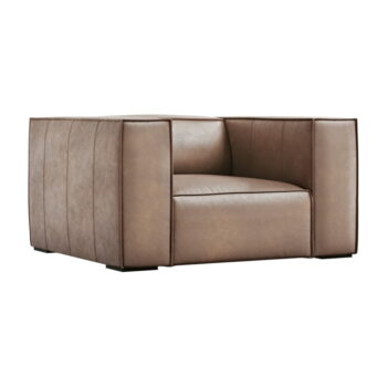 Svetlohnedé kožené kreslo Madame - Windsor & Co Sofas - Image 2