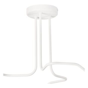 Biele stropné svietidlo 55x55 cm Domino – LAMKUR - Image 6