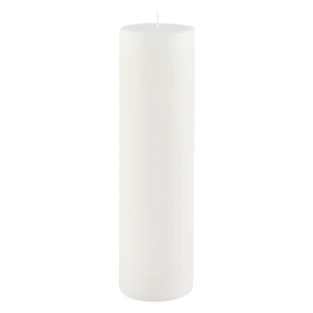Biela sviečka Ego Dekor Cylinder Pure, doba horenia 75 h