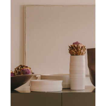 Biela keramická váza Macae – Kave Home – Obrázok 2