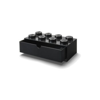 Čierny stolový box so zásuvkou LEGO® Brick, 31,6 x 11,3 cm - Image 3