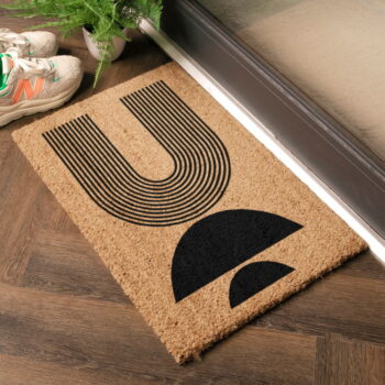 Rohožka z kokosového vlákna 40x60 cm Half Moon – Artsy Doormats – Obrázok 6