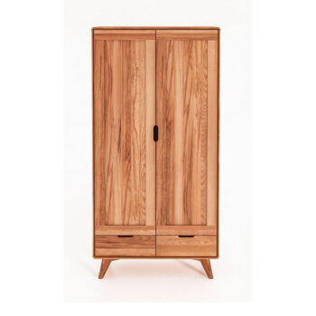 Šatníková skriňa z bukového dreva 90x180 cm Greg - The Beds - Image 7