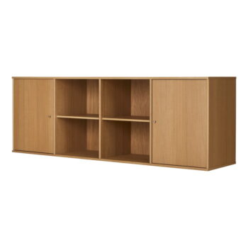 Nízka závesná komoda v dekore duba v prírodnej farbe 176x61 cm Mistral – Hammel Furniture - Image 2