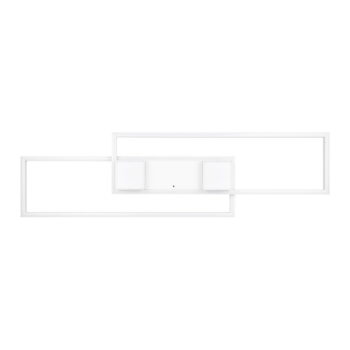 Biele LED stmievateľné stropné svietidlo na diaľkové ovládanie 28x100 cm Albany – Trio - Image 4