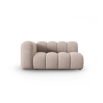 Béžový modul pohovky (ľavý roh) Lupine – Micadoni Home