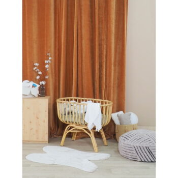 Biely prateľný ručne tkaný bavlnený detský koberec 75x100 cm Mini Wings – Lorena Canals – Obrázok 10