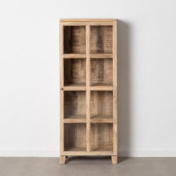 Vitrína z mangového dreva v prírodnej farbe 60x157,5 cm – Ixia - Image 3