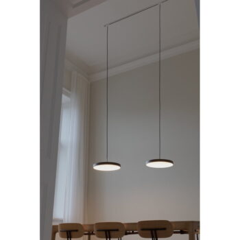 Čierne LED závesné svietidlo so stmievačom s kovovým tienidlom ø 43 cm Asteria Plus Medium – UMAGE - Image 6