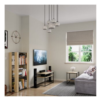 Hnedý konferenčný stolík s doskou v dekore orechového dreva 40x80 cm Pjan – Homede - Image 2