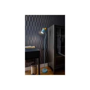 Svetlomodrá stojacia lampa s kovovým tienidlom (výška 133,5 cm) Mouse – GTV - Image 3
