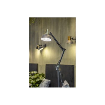 Čierna stojacia lampa s kovovým tienidlom Artemia F – GTV - Image 2