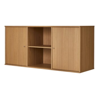 Nízka závesná komoda v dekore duba v prírodnej farbe 133x61 cm Mistral – Hammel Furniture - Image 3