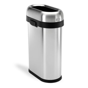 Odpadkový kôš z nerezovej ocele 50 l - simplehuman