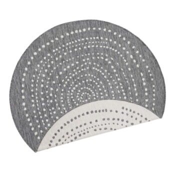 Sivý vonkajší koberec NORTHRUGS Bali, ⌀ 140 cm - Image 3