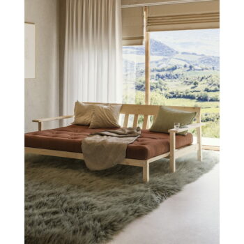 Ružová rozkladacia pohovka 218 cm Unwind - Karup Design - Image 6