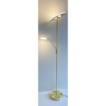 LED stmievateľná stojacia lampa v zlatej farbe (výška 180 cm) Dent – ​​Fischer & Honsel - Image 2