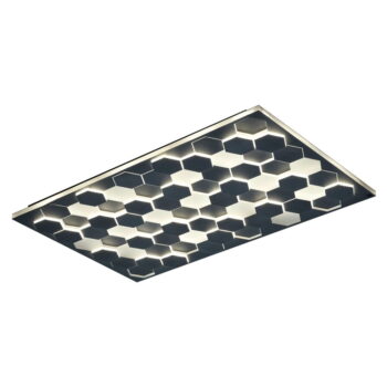 Čierne LED stropné svietidlo s hlasovým ovládaním/s ovládaním pomocou mobilnej aplikácie s kovovým tienidlom 70x115 cm Cifavo – CINQUE - Image 3