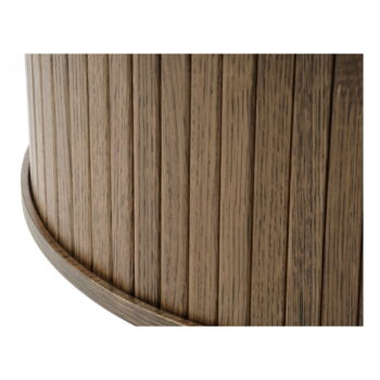 Hnedý okrúhly konferenčný stolík v dekore duba ø 90 cm Nola – Unique Furniture - Image 2