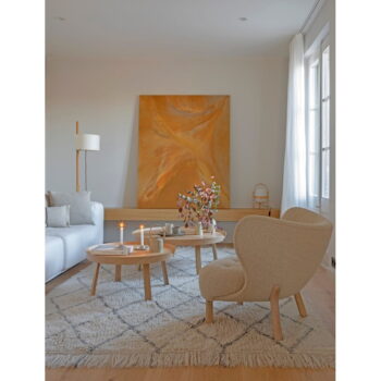Krémový prateľný ručne tkaný vlnený koberec 200x300 cm Berber Soul – Lorena Canals - Image 8