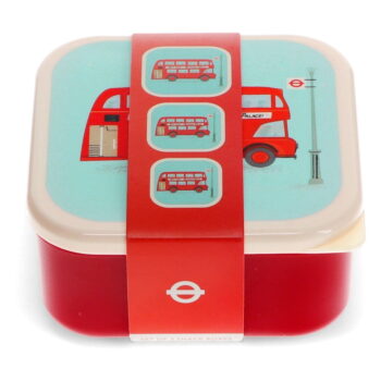 Detský desiatový box 3 ks Routemaster Bus – Rex London – Obrázok 4