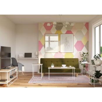 TV stolík v dekore brezy 153x48 cm Dante - Queer Eye - Image 7
