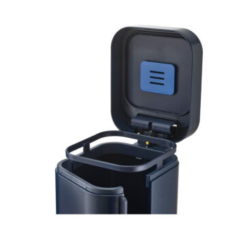 Tmavomodrý pedálový oceľový odpadkový kôš 40 l Porta – Joseph Joseph - Image 3