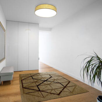 Béžové LED stropné svietidlo ø 40 cm – SULION - Image 2