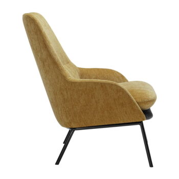 Tmavožlté kreslo Holly - Sits – Obrázok 2