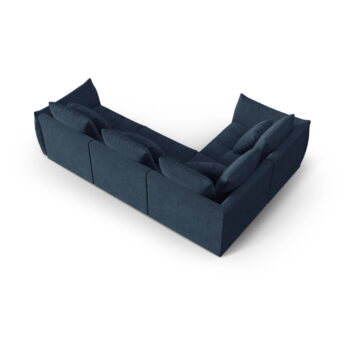 Tmavomodrá rohová pohovka (ľavý roh/do L) Bloom – Micadoni Home – Obrázok 4