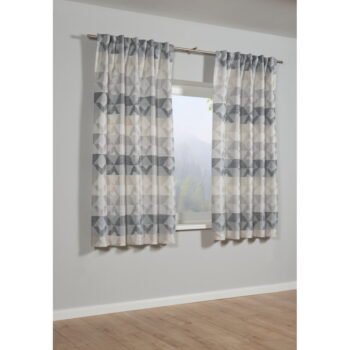 Sivá záclona 175x140 cm Jacquard - Gardinia - Image 2