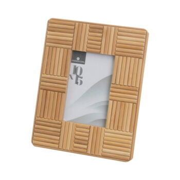 Bambusový stojací rámček v prírodnej farbe 21x26 cm – Casa Selección