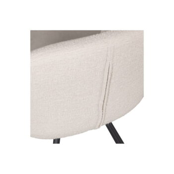 Krémová jedálenská stolička Juno – WOOOD – Obrázok 5