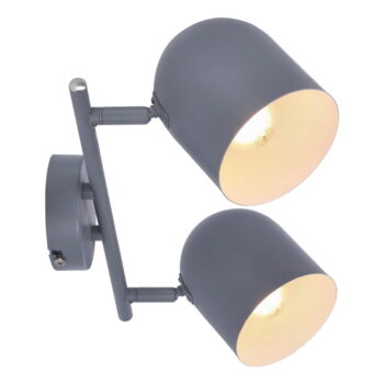 Modré stropné svietidlo s kovovým tienidlom 38x10 cm Azuro – Candellux Lighting - Image 2