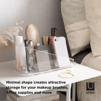 Priehľadný kúpeľňový organizér Glam – Umbra - Image 5