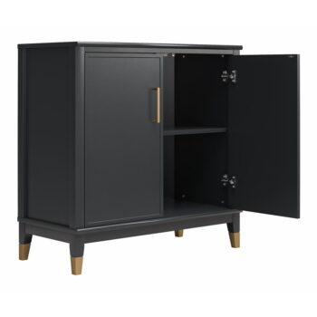 Čierna skrinka 84x84 cm Westerleigh – CosmoLiving by Cosmopolitan - Image 2