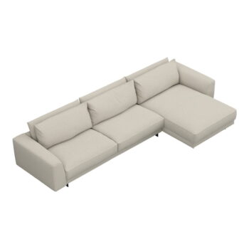 Béžová rohová pohovka (variabilná) Samba – Furninova – Obrázok 4