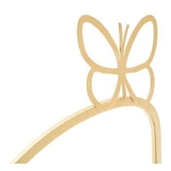 Nočný stolík v zlatej farbe Butterfly – Mauro Ferretti - Image 3