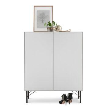 Bielo-čierna vysoká komoda 91x111 cm Edge by Hammel - Hammel Furniture - Image 2